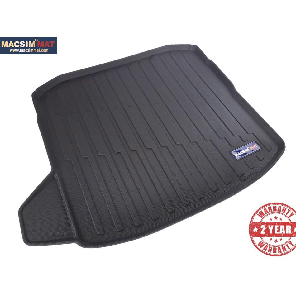Thảm lót cốp Audi A3 2019-đến nay nhãn hiệu Macsim chất liệu TPV cao cấp màu đen