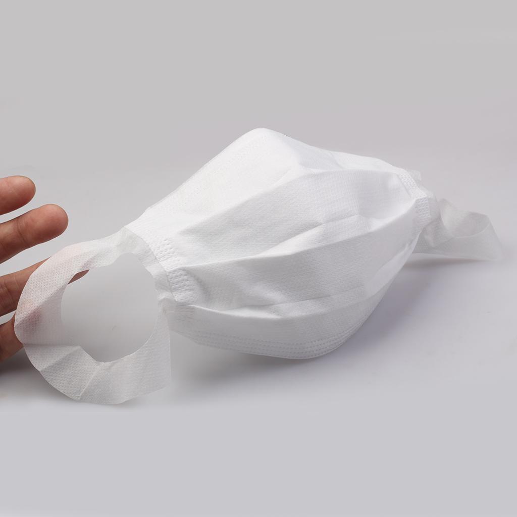 50 Pieces Non-woven Cloth Disposable Face Mask With Ear-hook