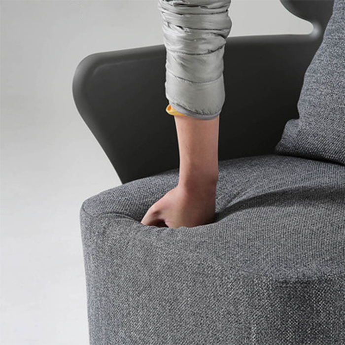 Ghế Sofa Thư Giãn hiện đại Bọc Nỉ Full Bộ Tối Giản cao cấp - Ghế Thư Giãn đa năng tiện lợi kèm đôn bền đẹp BGN027 Giao màu ngẫu nhiên