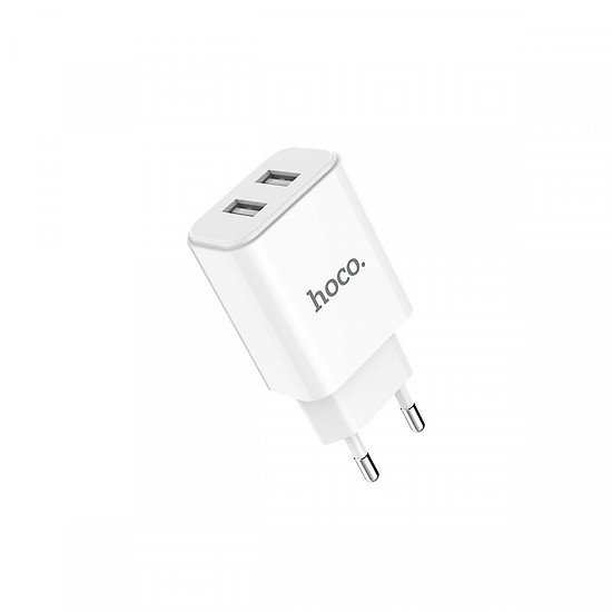 Củ Sạc Điện Thoại Hoco C62A ,2 Cổng USB + Tặng kèm 01 Ghế ĐỠ Điện Thoại Đa Năng T2- Hàng Chính Hãng