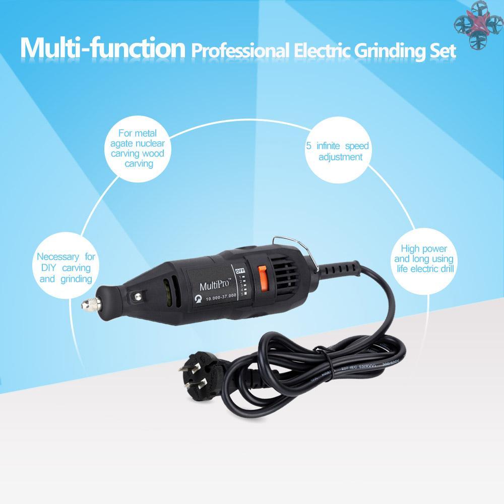 Bộ Máy Mài Đánh Bóng Đa Năng 110-230v Ac Kèm 11 Phụ Kiện