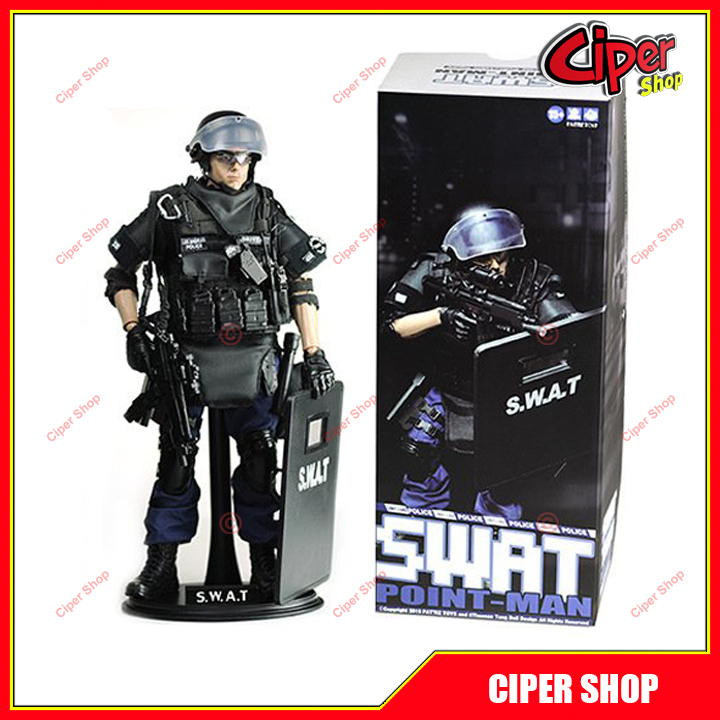 Mô hình Figure Lính Đặc Nhiệm Swat 1/6 - Shield Player
