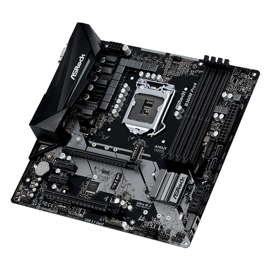 Bo mạch chủ - Mainboard Asrock B360M Pro4