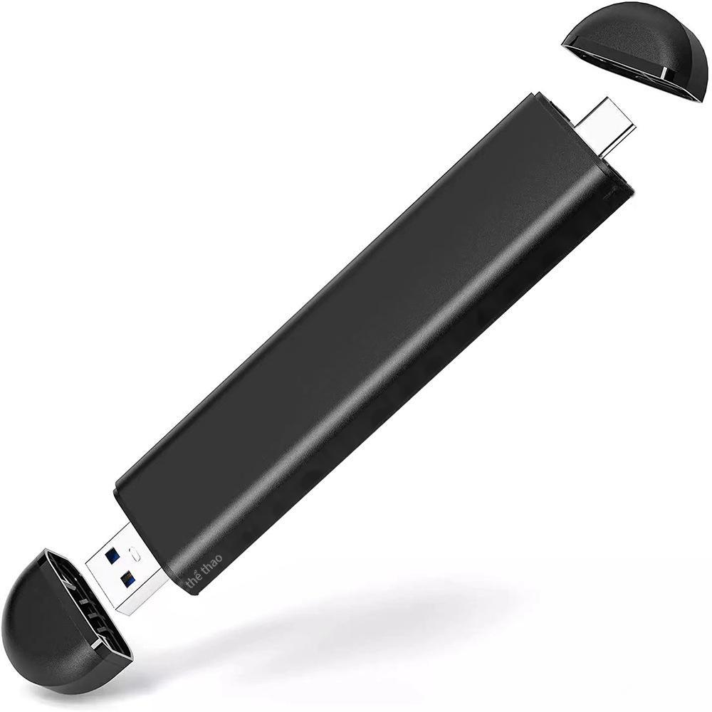 Hộp đĩa cứng giao thức kép M.2 SSD Nvme NGFF giá thấp nhất sata giao diện ngoài m.2 sang usb/type-c