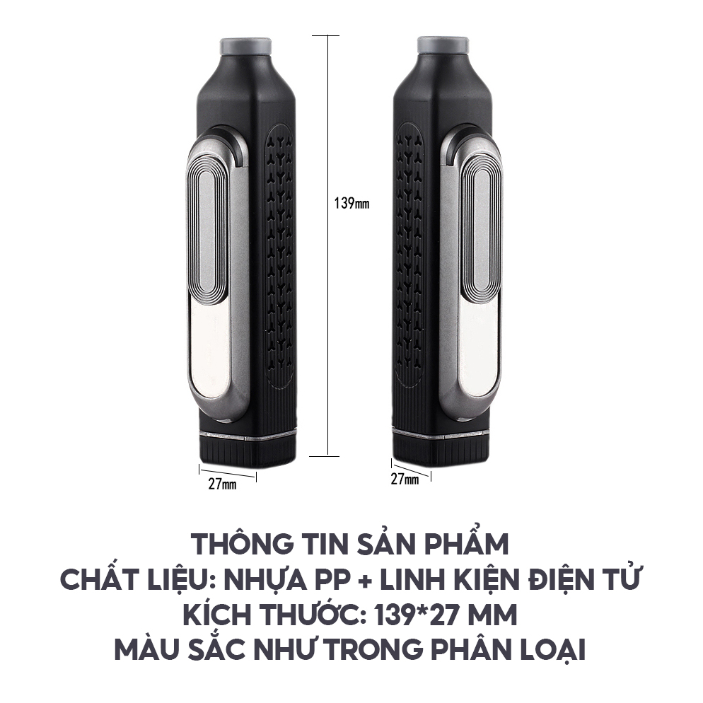 Cây Đựng Kiêm Gạt Tàn Mini Và Đầu Mồi Lửa Sạc Pin Usb