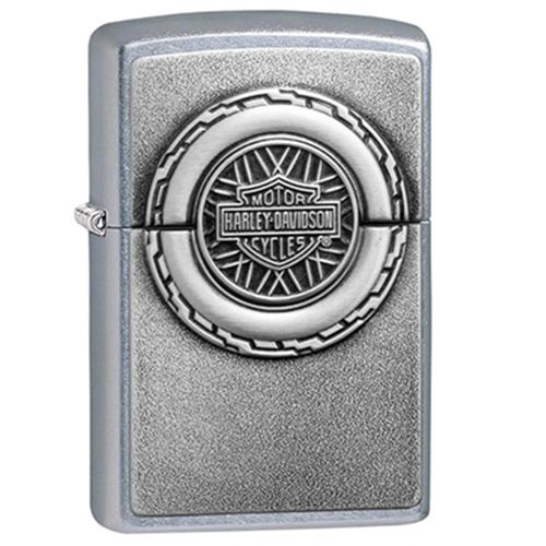 Bật Lửa Zippo 49175 – Zippo Harley-Davidson Engine Surprise Emblem Street Chrome