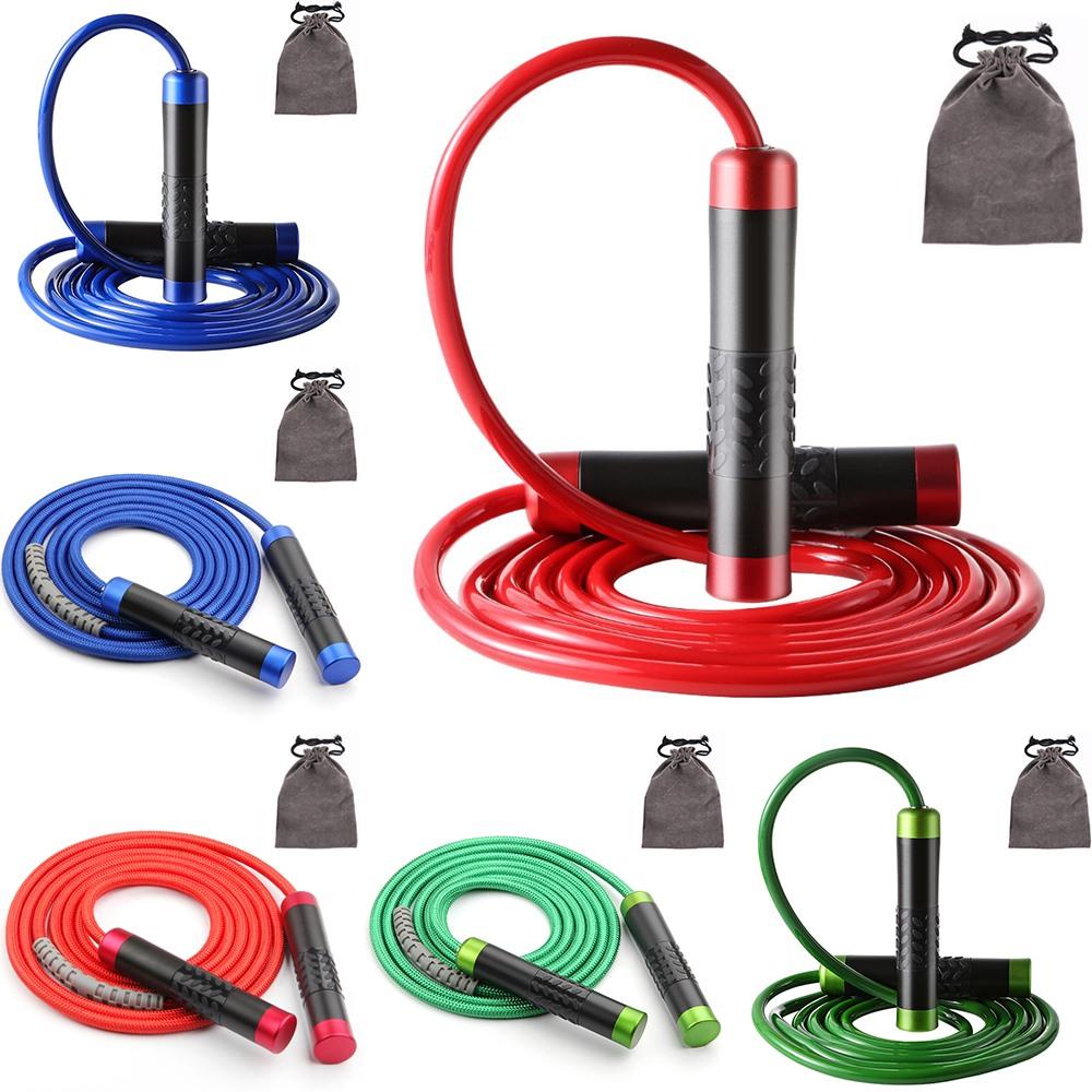 2020 Hot Nặng Có Thể Điều Chỉnh Có Trọng Số Bỏ Qua Dây Nhảy Bi Giúp Weavon Cáp Xốp Tay Cầm Cho Tập Gym Tại Nhà Crossfit Tập Luyện