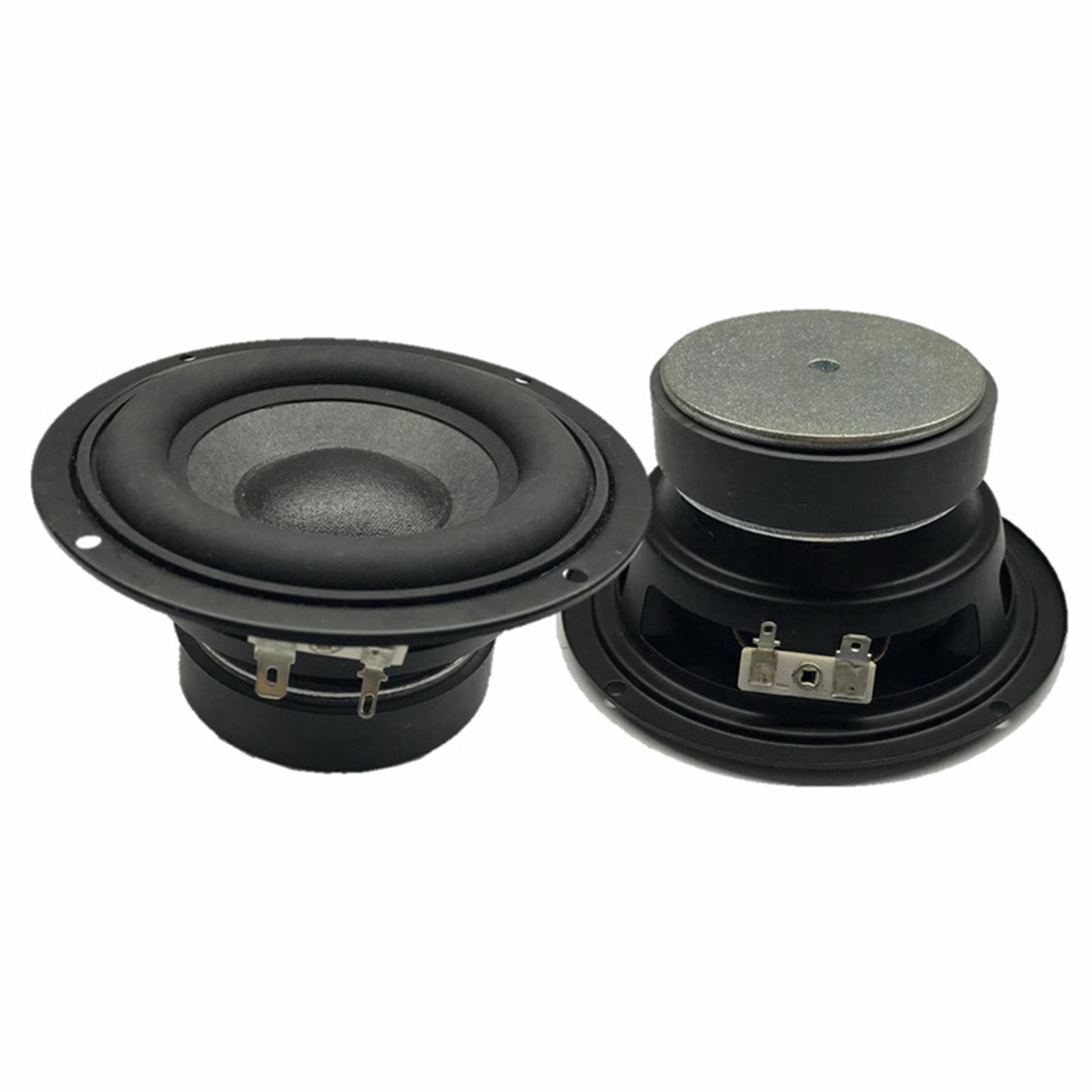 Mini Woofer Subwoofer Speaker Rubber Edge Stereo Low Noise for Car Travel