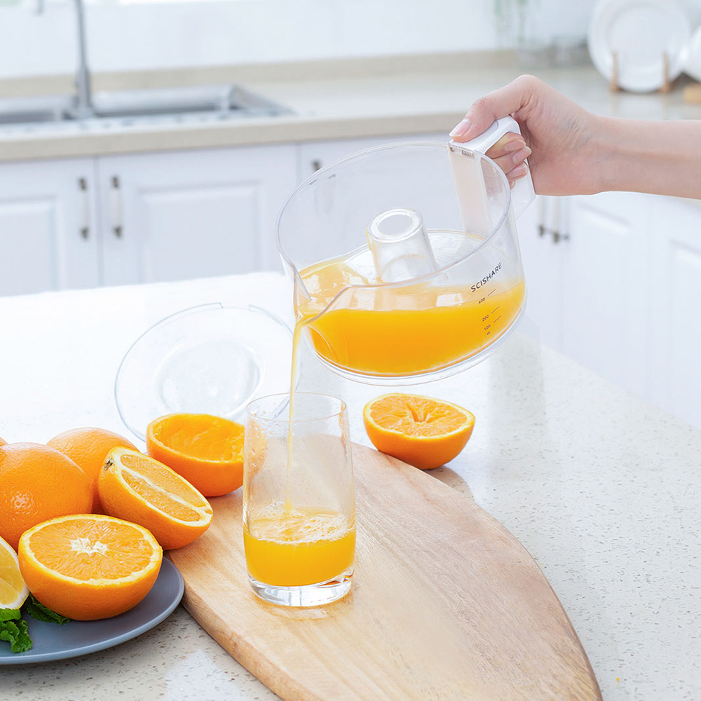 SCISHARE Electric Citrus Juicer Juice Maker Juice Extractor Compact Juicer for Healthy Juice Grapefruit Orange Lemon