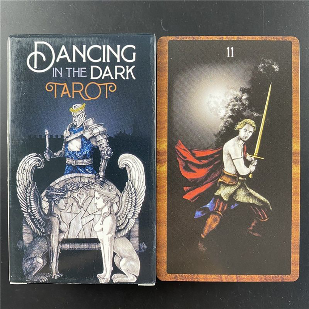 [Size Gốc] Bộ Bài Dancing In The Dark Tarot 78 Lá Bài Tặng Đá Thanh Tẩy