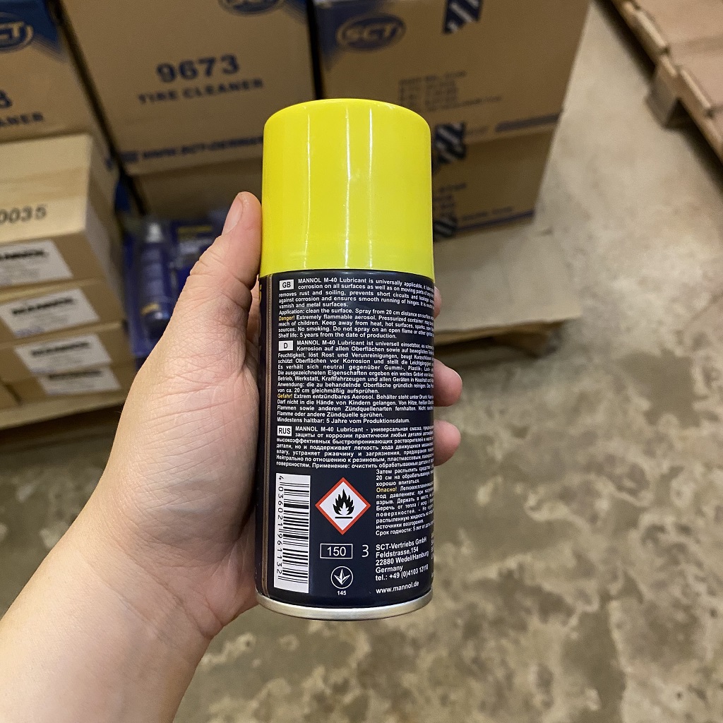 Dầu Bôi Trơn, Chống Gỉ, Bảo Vệ Kim Loại, Đa Năng MANNOL 9895 | 9898 | 9892 | 9899 M-40 Lubricant 100ML/ 200ML/ 400ML/ 450ML Multifunction Lubricant