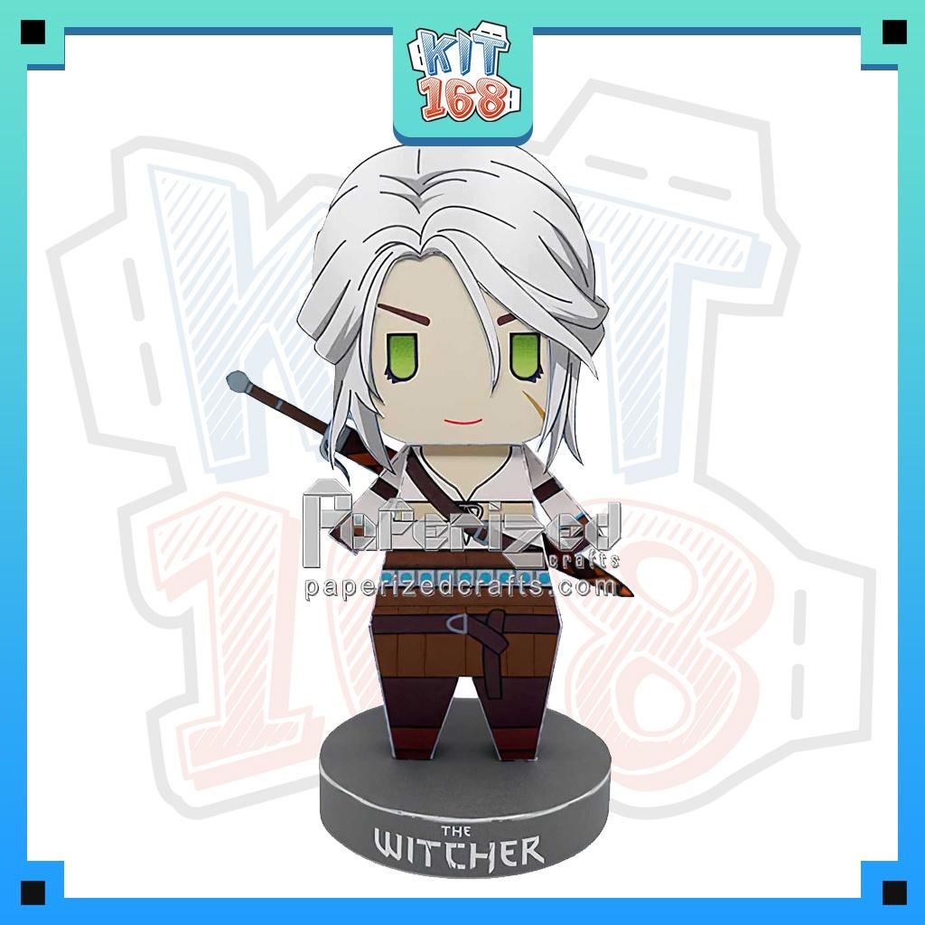 Mô hình giấy Anime Game Chibi Ciri - The Witcher