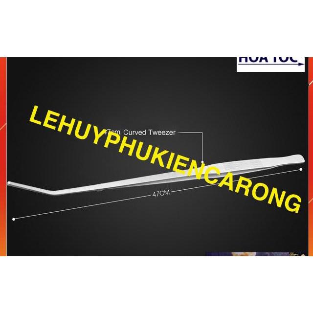 Nhíp Gắp Dài 27/38/48cm Bằng Thép Không Gỉ Dùng Cho Hồ Cá