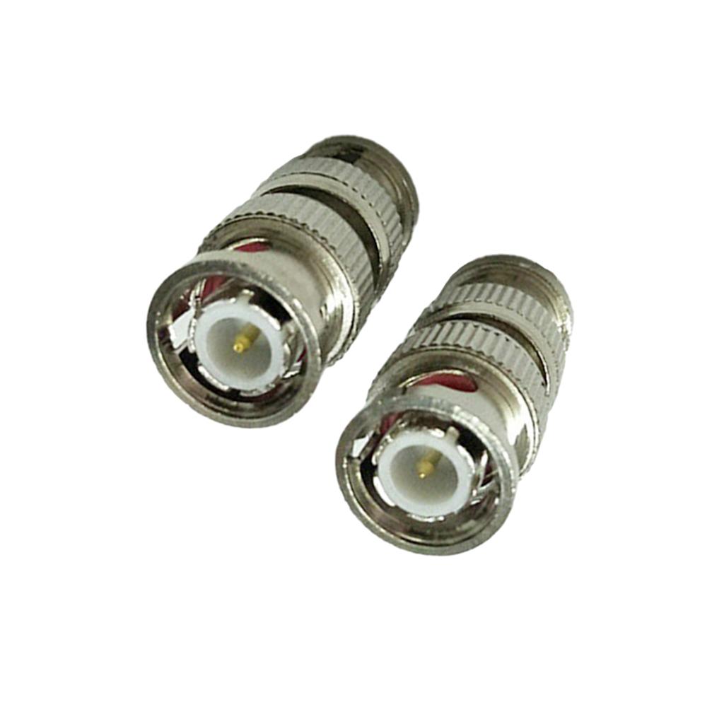 5X BNC Male Plug to BNC Female Plug Coax Cable Video Adapter Connector