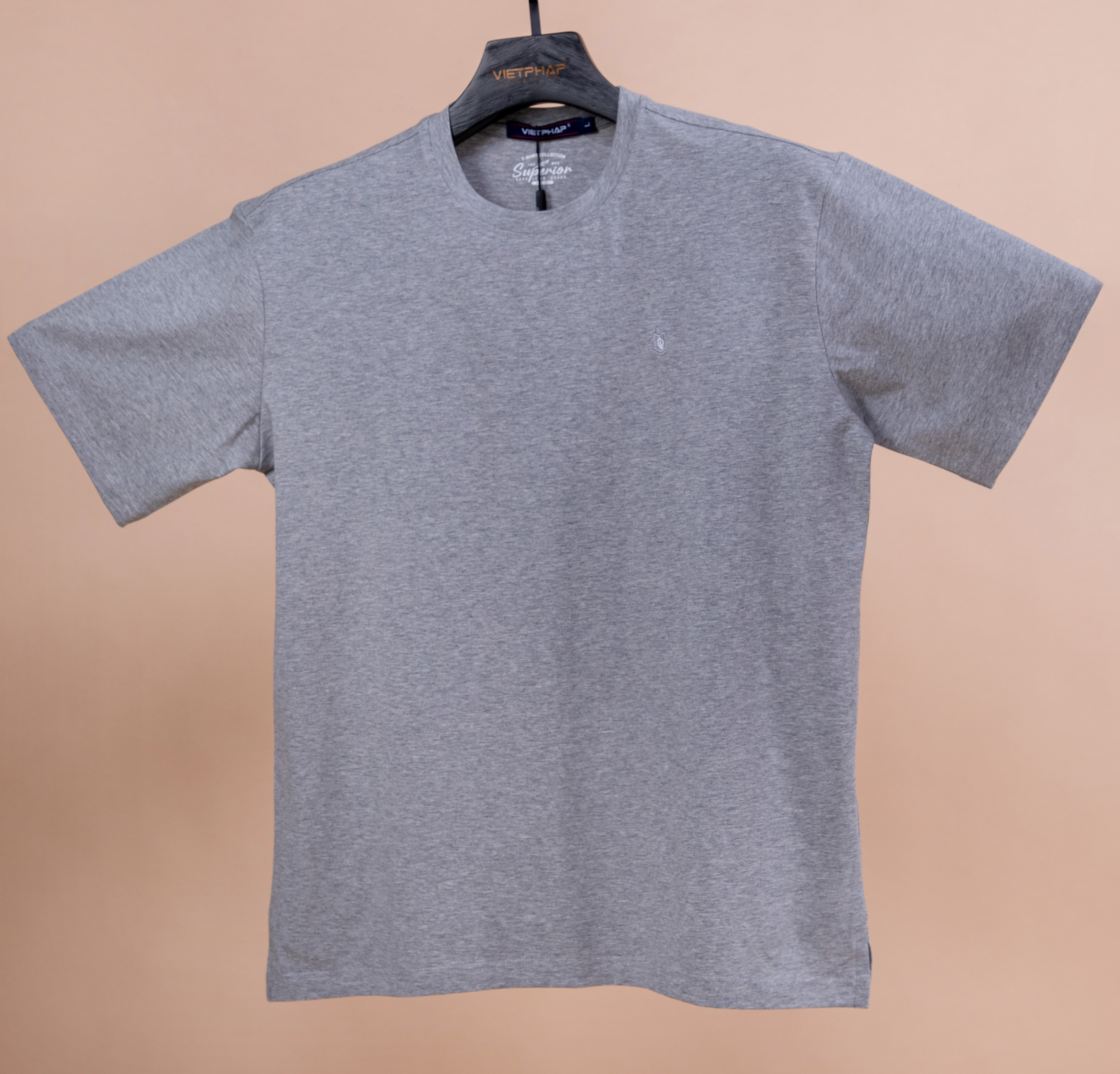 Áo Thun T-shirt Nam  Cao Cấp VIỆT PHÁP/ Form Basic - Chất liệu Cotton thoáng mát, thấm hút mồ hôi tốt 15502