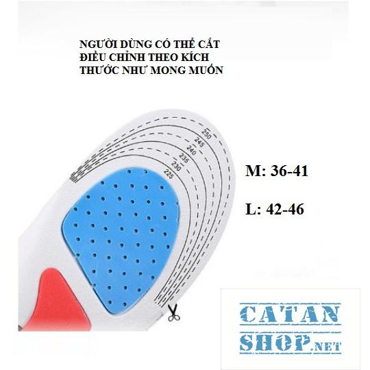 Miếng lót giày thể thao chuyên dụng, Lót đế giày Sport siêu êm chân, khoáng khí, khử mùi hôi, tiện dụng