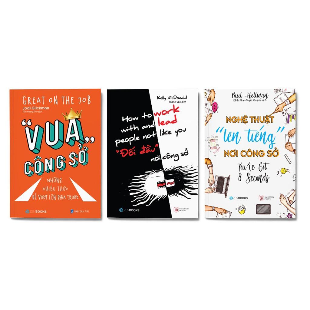 Combo 3 cuốn: Vua Công Sở + Nghệ Thuật Lên Tiếng Nơi Công Sở + Đối Đầu Nơi Công Sở - Bản Quyền