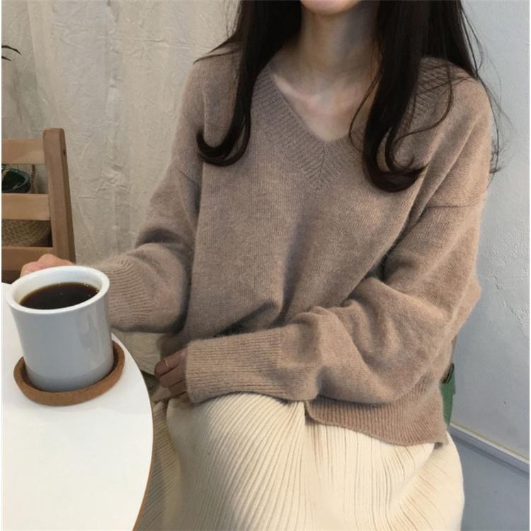 Hàng Sẵn_ Áo len cashmere mềm mại màu sắc ngọt ngào Hadu shop