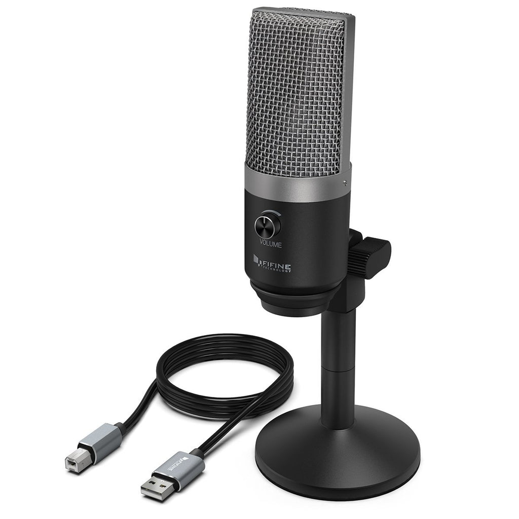 FIFINE K670B, Micro thu âm cổng USB hỗ trợ podcast, livestream - Hàng Chính Hãng