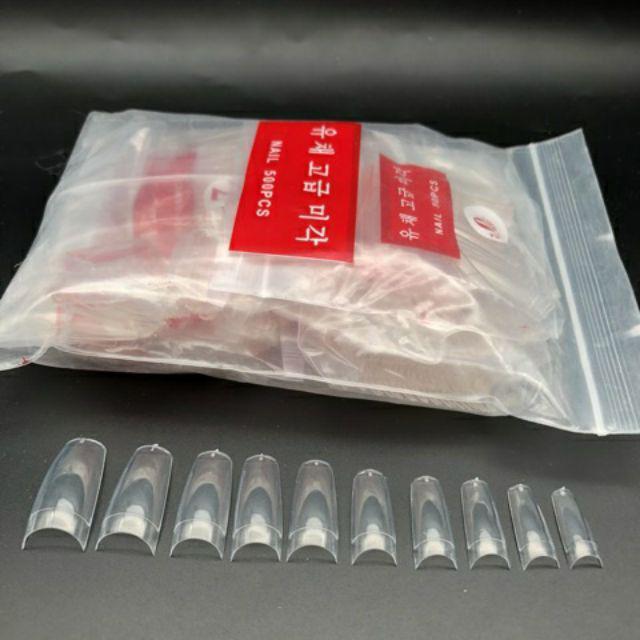 Móng nối  đủ số, bịch 500 móng