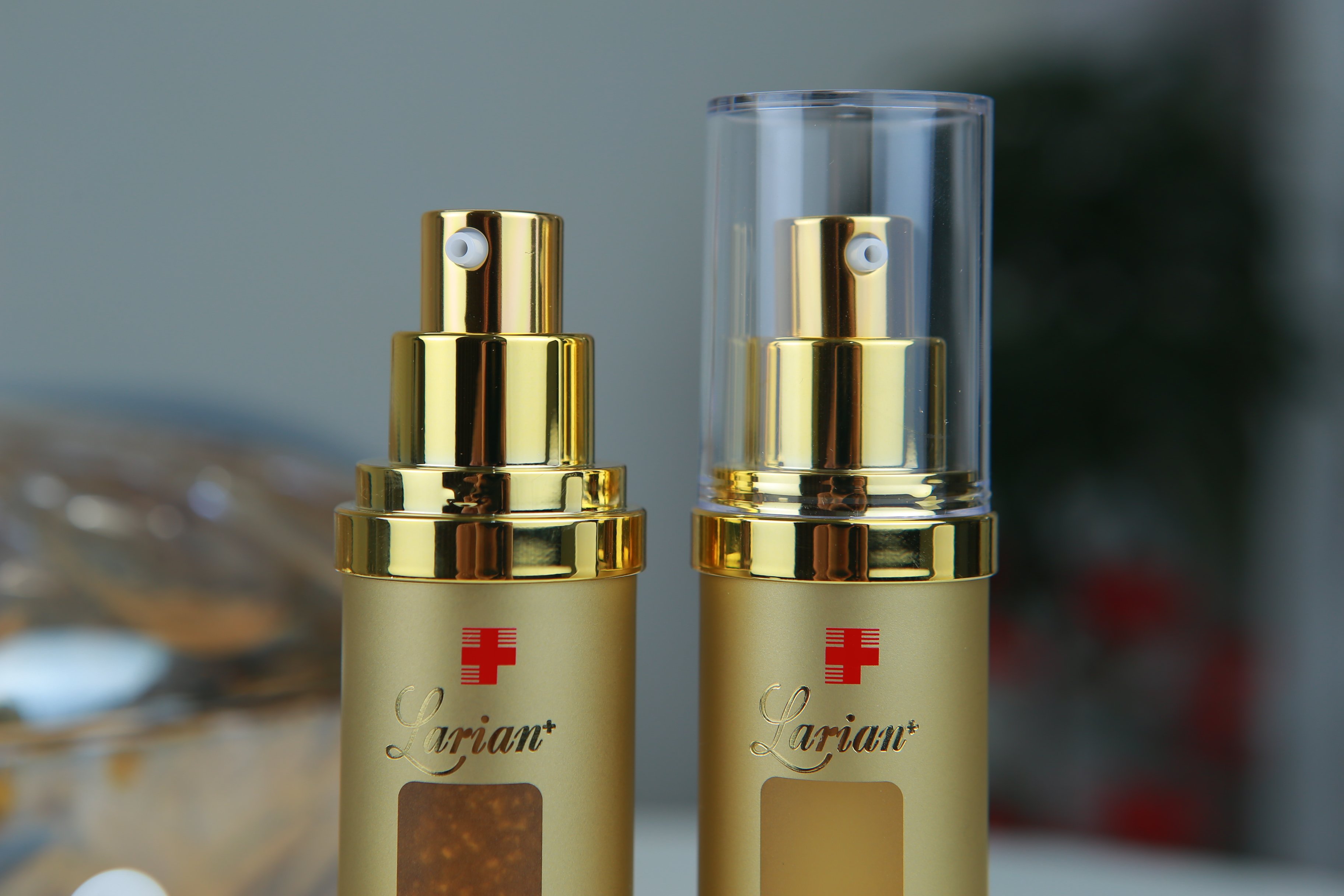 Serum Vitamin C vàng 24k Larian lọ 50ml (Phục hồi trắng sáng, đào thải hắc sắc tố làm đồng đều màu da)