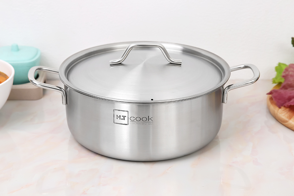 Bộ 3 nồi inox nắp inox Fivestar HT Cook HT-06DN - Hàng chính hãng