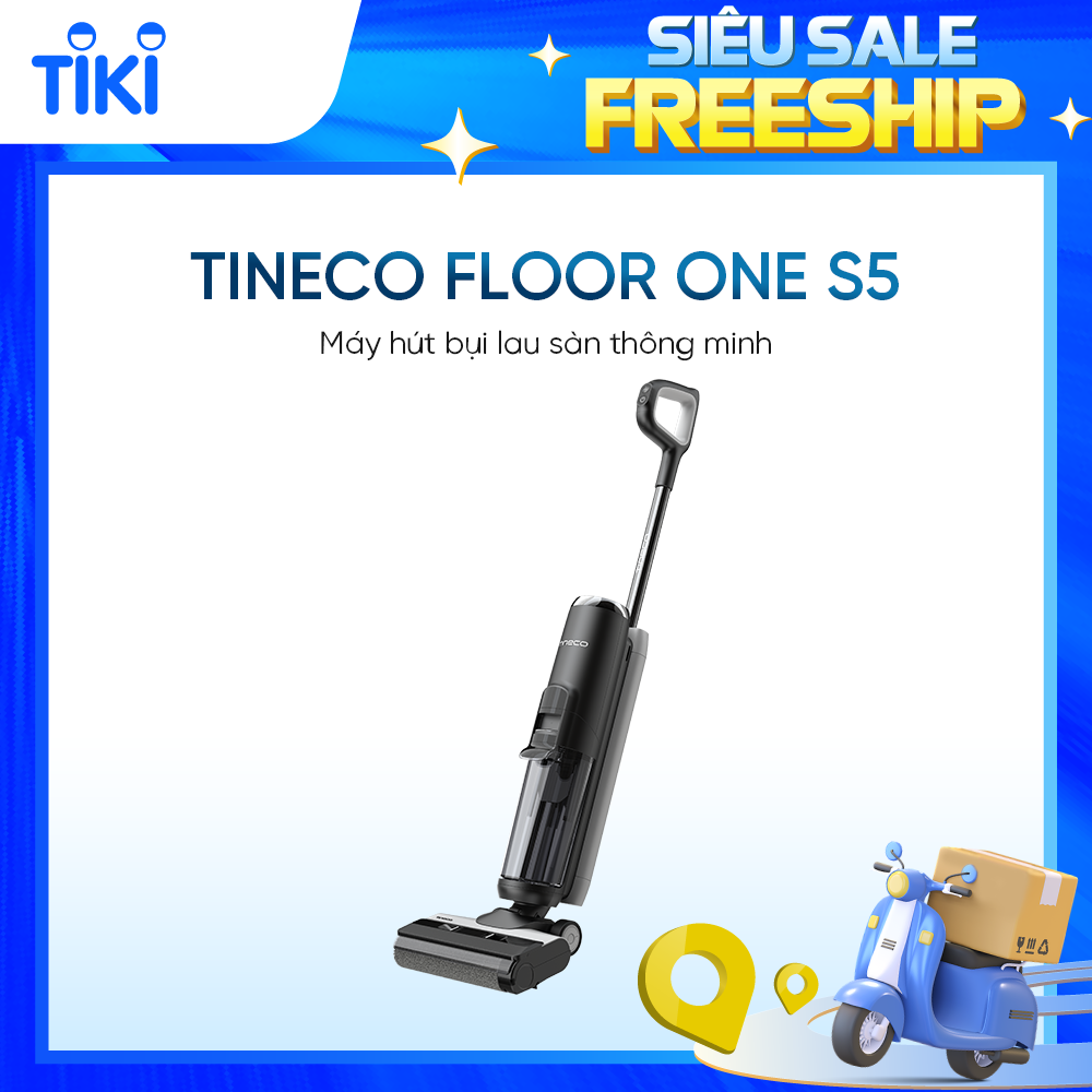 Máy Hút Bụi Lau Sàn Tineco FLOOR ONE S5_Hàng chính hãng_BH 24 tháng_Bản quốc tế