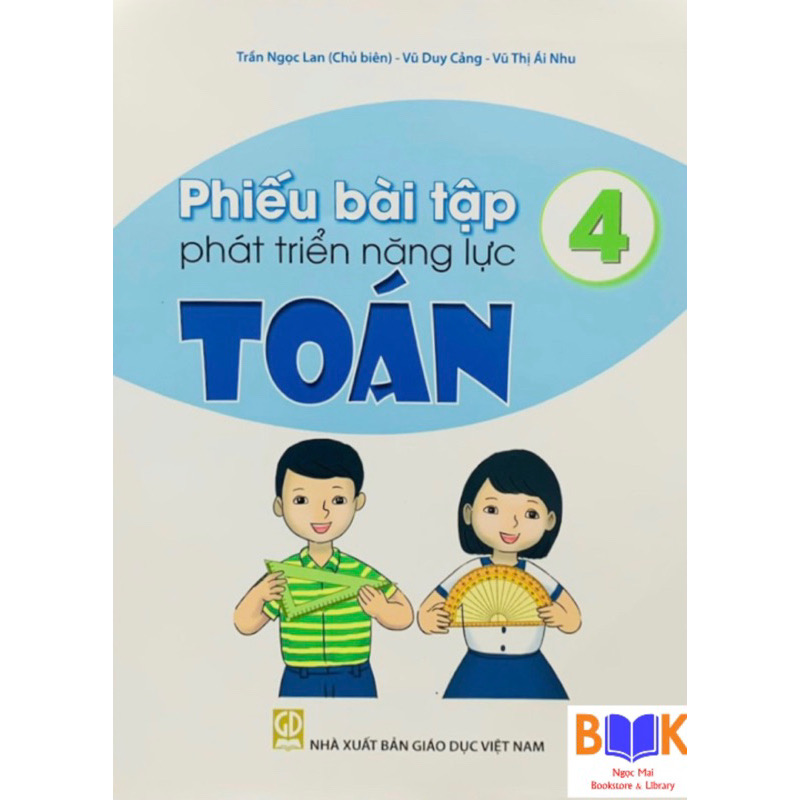 Sách -Phiếu Bài Tập Phát Triển Năng Lực Toán Lớp 4