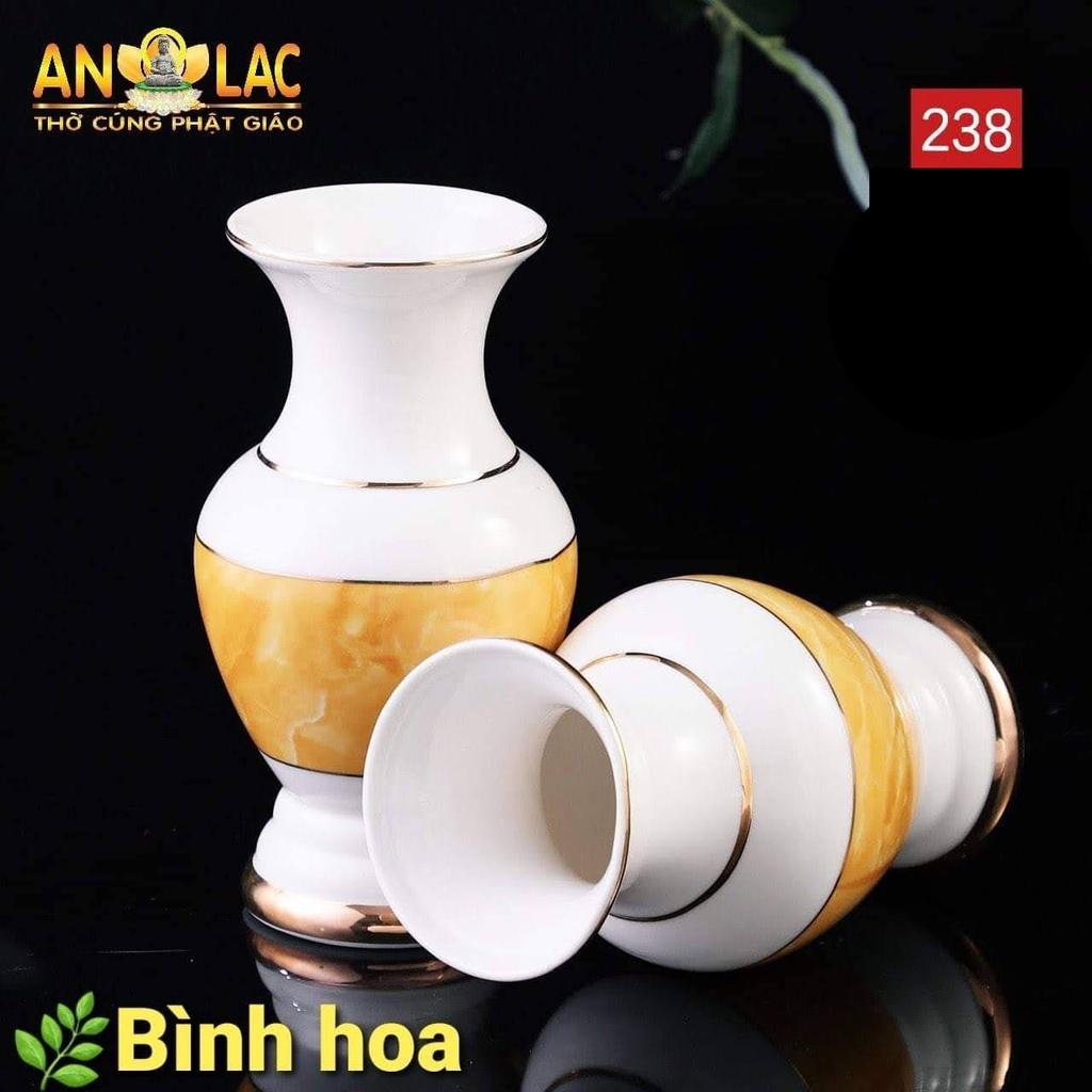 Bộ Sứ Thờ Cúng Cao Cấp Vàng CCG2 5N