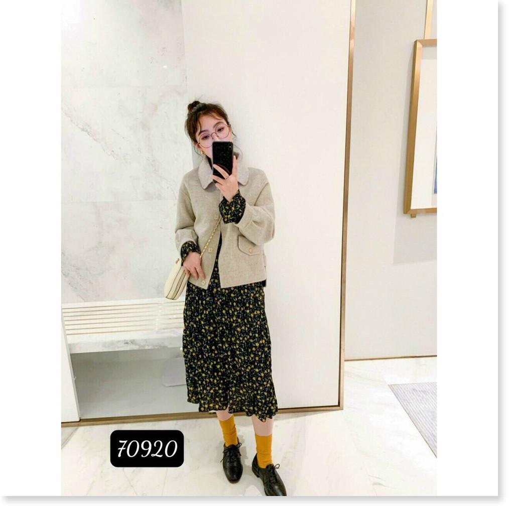 ĐẦM DỰ TIỆC NỮ HỌA TIẾT SIÊU XIINH
