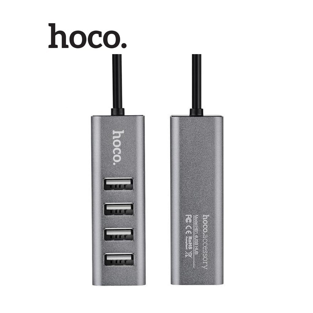Bộ Chia 4 Cổng USB Hoco HB1 - Hàng Chính Hãng