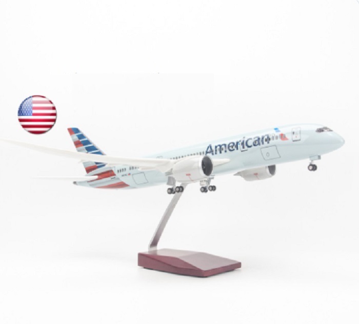 Mô hình máy bay American B787 Everfly 47cm