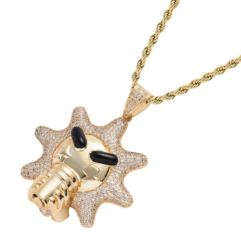 Mens  Hip Hop Rapper Exquisite Pendant Necklace