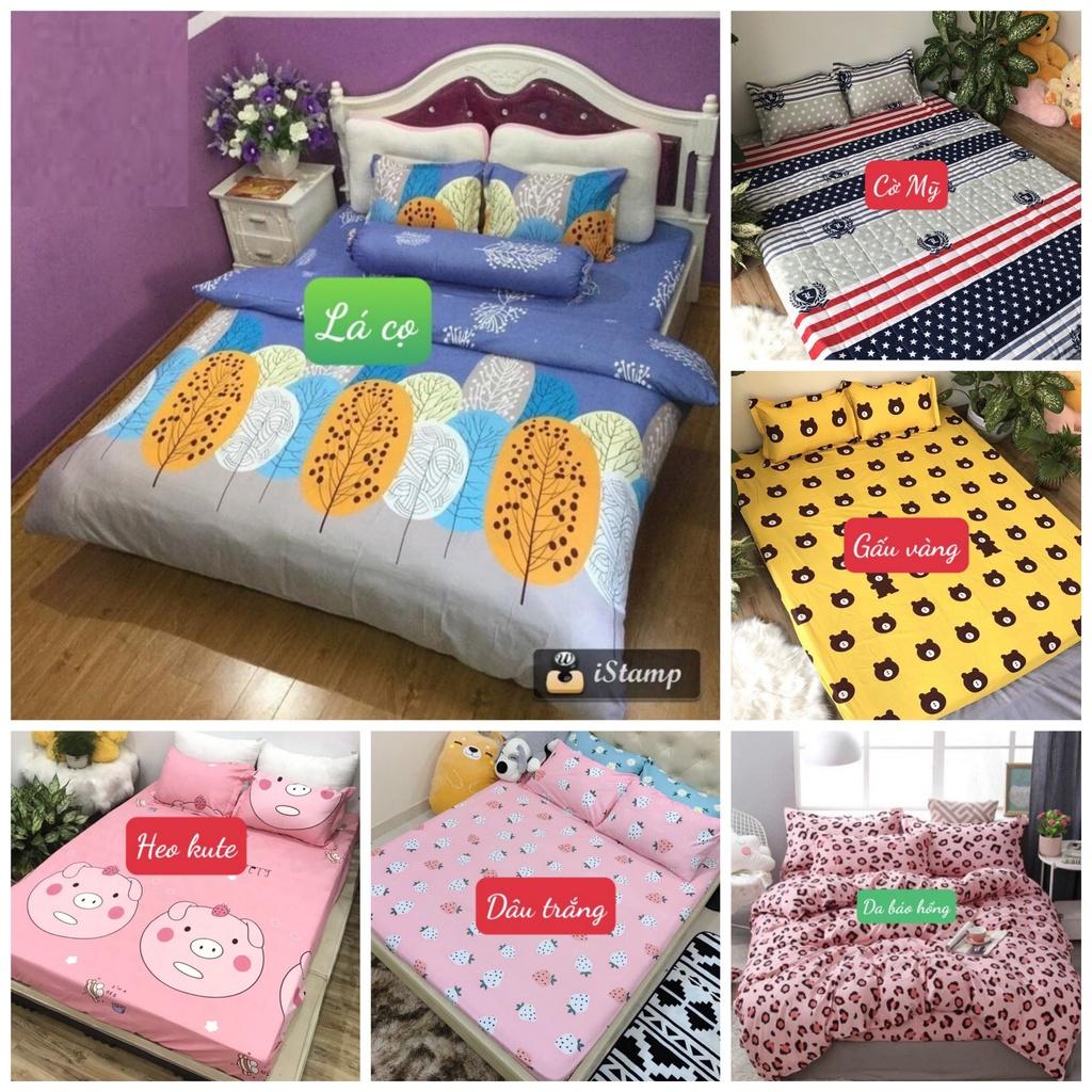 Combo 1 ga 2 vỏ gối 1M2X2M cotton poly hàn mẫu cá heo mới