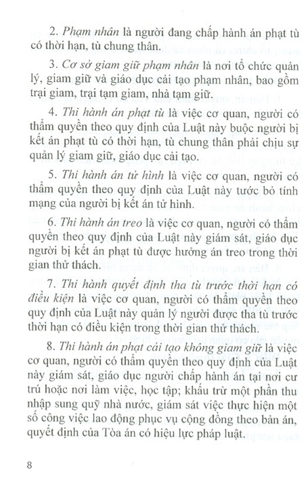 Luật Thi Hành Án Hình Sự