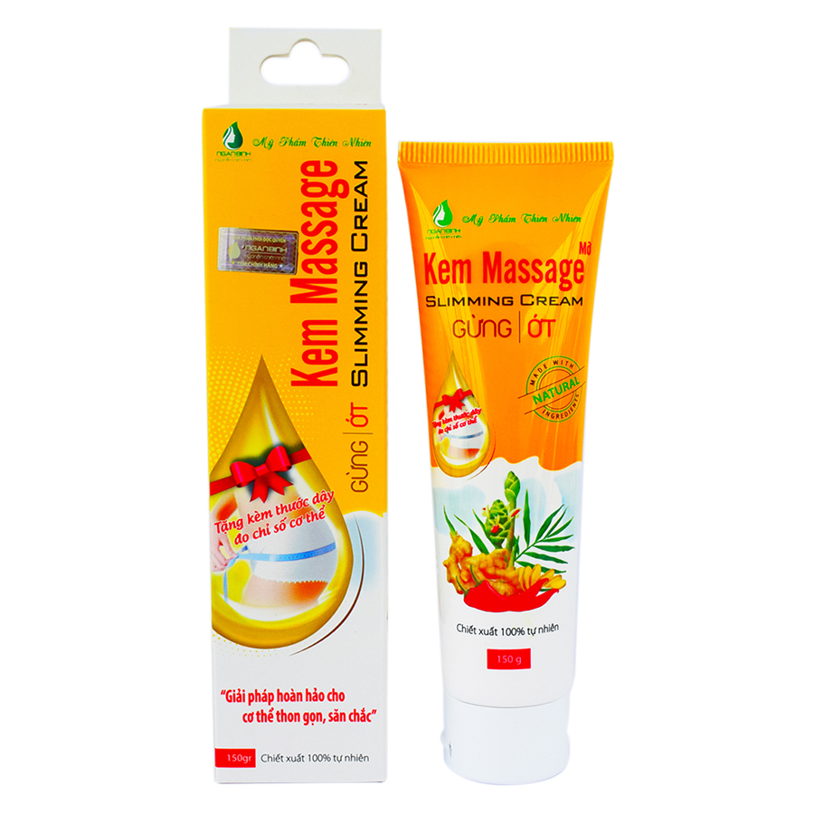 Kem Massage Gừng / Ớt Slimming Cream (150g)