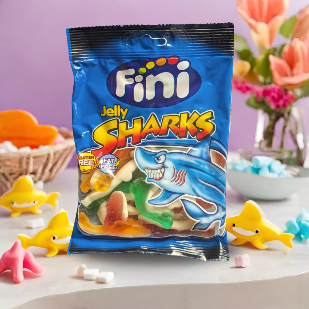 Kẹo dẻo Fini Jelly Sharks 90g
