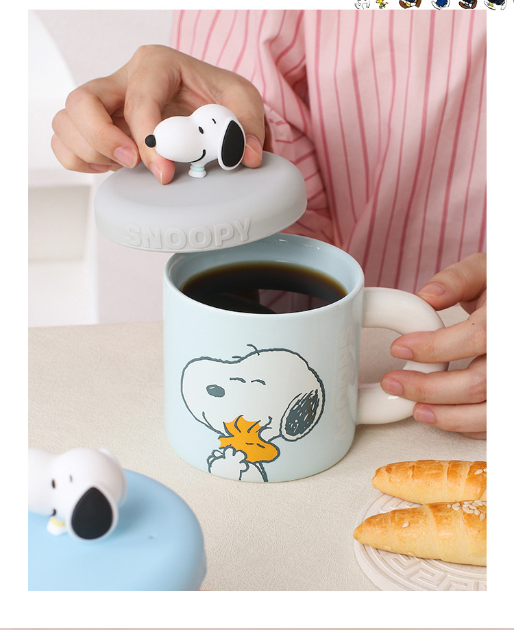 Ly Sứ Gấu SNOOPY Dễ Thương Thể Tích 360ml