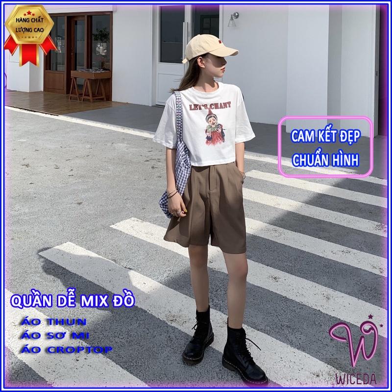 Quần lửng nữ,quần short ngố nữ chất tuyết bigsize 40 - 75k ( K02