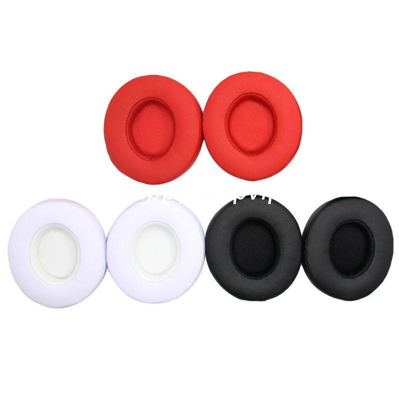 HSV 1Pair Leather Earpads Soft Sponge Ear Cushion Cover for beats Solo3.0 Headset