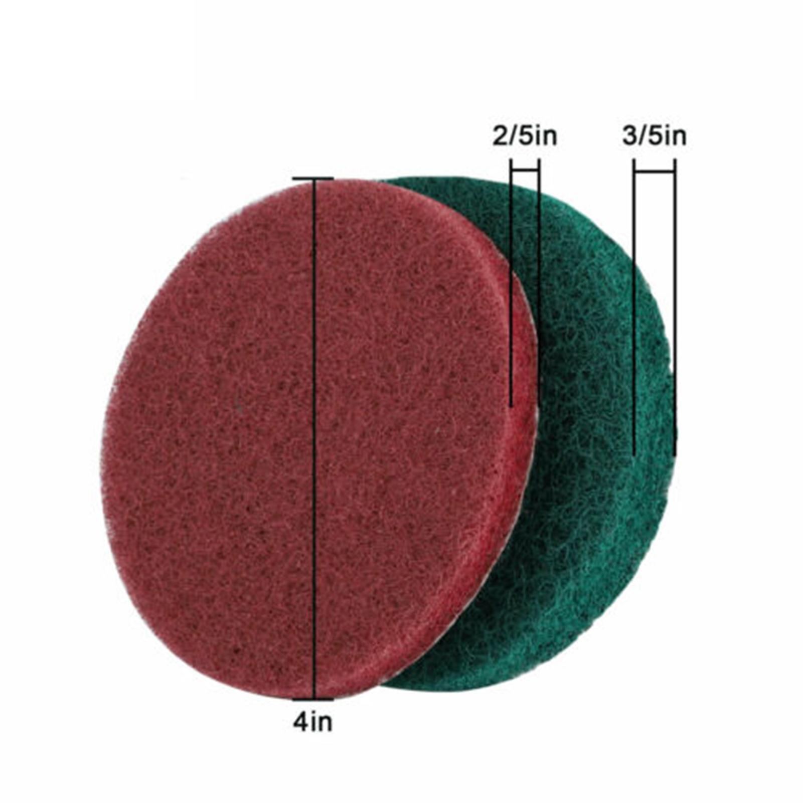 Bộ 9 bàn chải chà rửa gắn máy khoan với thanh nối dài 6 inch làm sạch xe hơi/phòng tắm