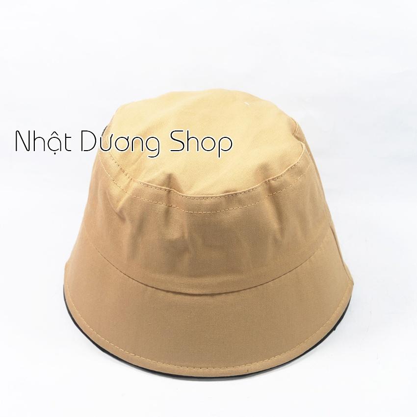 Nón Bucket vành cụp- Nón tai bèo thêu CBA EOS chất cotton cao cấp phù hợp cho cả nam và nữ