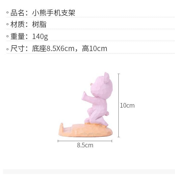 Giá Đỡ Điện Thoại Hình Gấu Bạo Lực Sáng Tạo Để Bàn Văn Phòng
