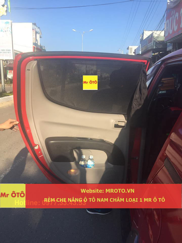 Rèm Che nắng xe Triton 2010-2015 loại 1 có hút nam châm, Vải dày dặn, chống nắng tuyệt đối