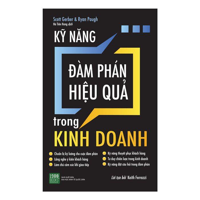 Sách  Kỹ năng đàm phán hiệu quả trong kinh doanh - BẢN QUYỀN