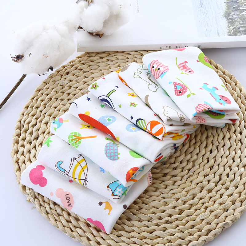 Khăn Tam Giác, Khăn Quàng Cổ, Khăn Yếm Cotton Cao Cấp -Tặng Khẩu Trang (Set 5 khăn)