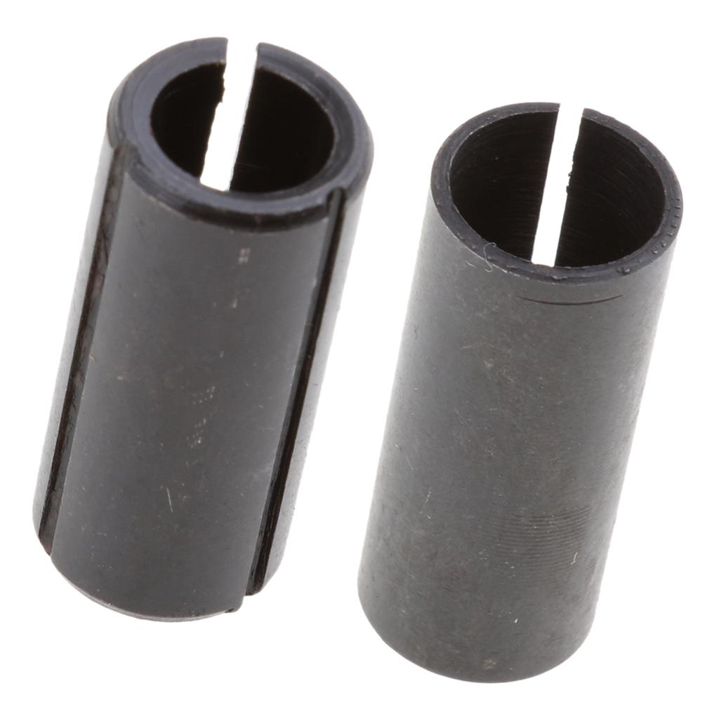 2pcs Collet Chuck Adapter Router Cutter Adapter 10mm to 12mm &amp; 8mm to 12mm