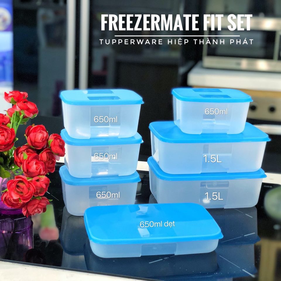 Bộ Trữ Đông TupperwareFreezermate Fit Set 7