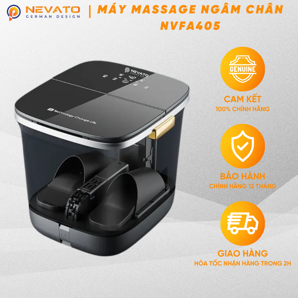 Máy Massage Bằng Túi Khí Và Ngâm Chân Thải Độc Nevato NVFA405