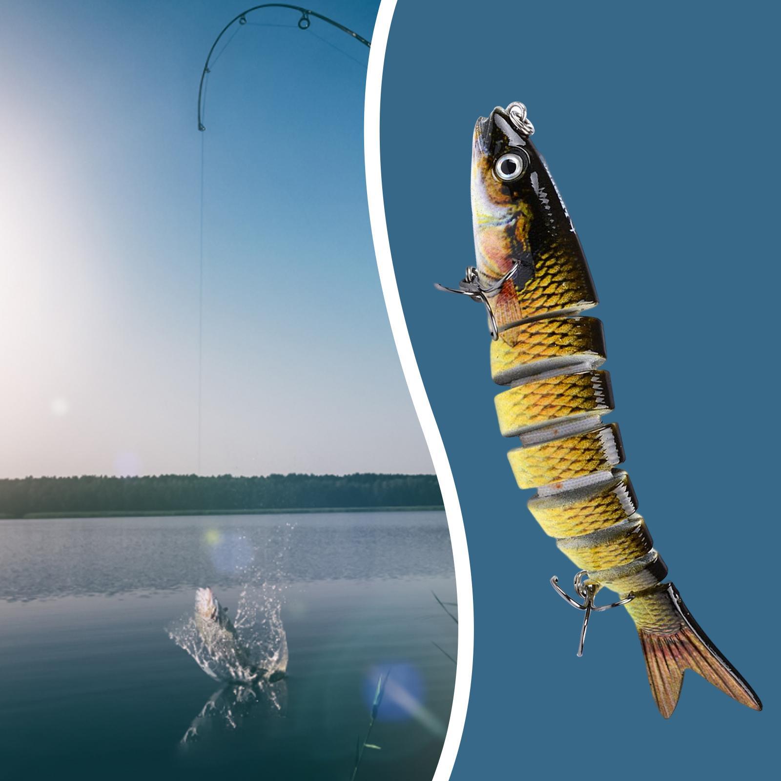 Bass Fishing Lure Topwater Bass Lures Fishing Lures Multi Jointed Swimbait Lifelike Hard Bait